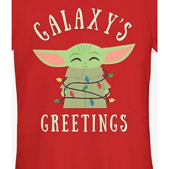 Xl The child mandolorian shirt xmas Christmas baby Yoda star wars grogu - Picture 3 of 4